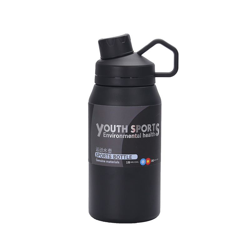 Outdoor Portable Frosted Vacuum Cup 650ml/1000ml