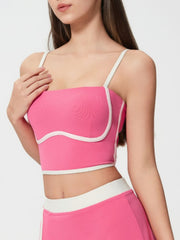 Square Neck Cami with Detachable Chest Pads