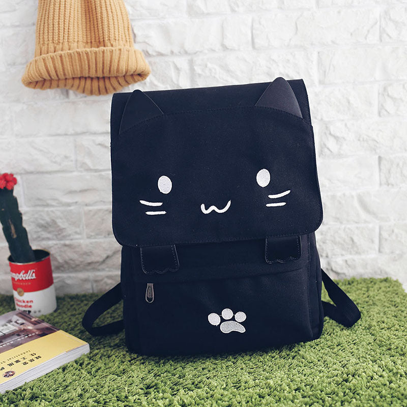 Cute Cartoon Cat Backpack