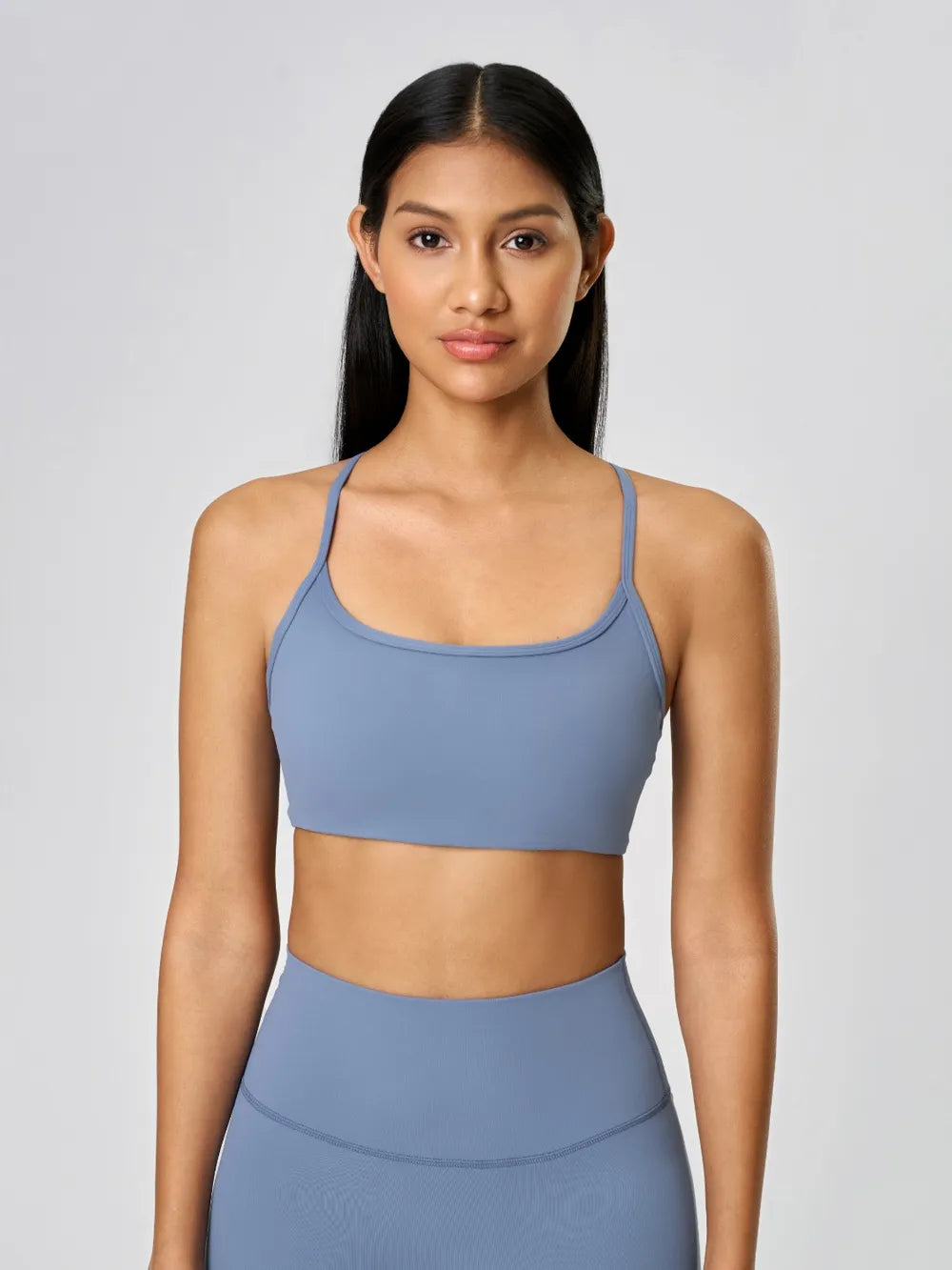 Crisscross Back Cami with Detachable Chest Pads