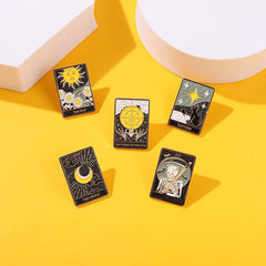 Punk Style Tarot Series Pins