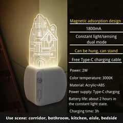 Castle Sensor Night Light