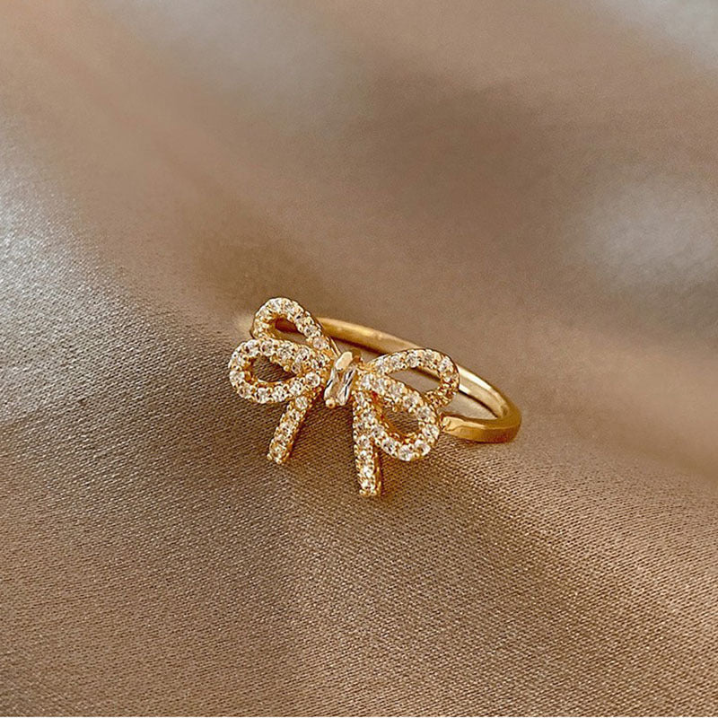 Cute Bow Adjustable Ring