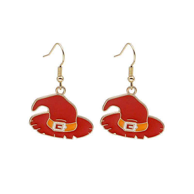 Halloween Pumpkin Mage Earrings