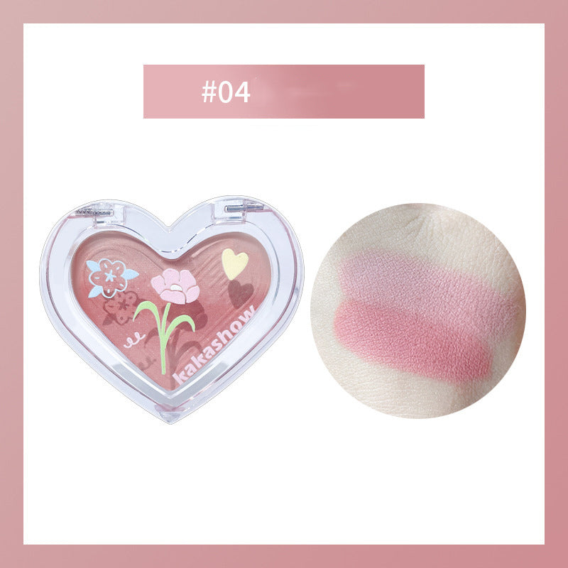 Heart Powder Mist Two-color Gradient Blush