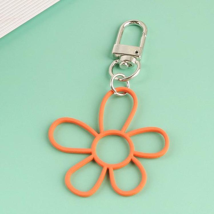 Hollow Flower Keychain