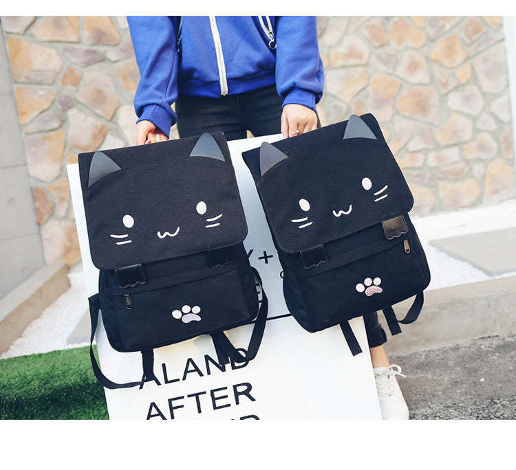 Cute Cartoon Cat Backpack