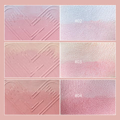 Heart Powder Mist Two-color Gradient Blush