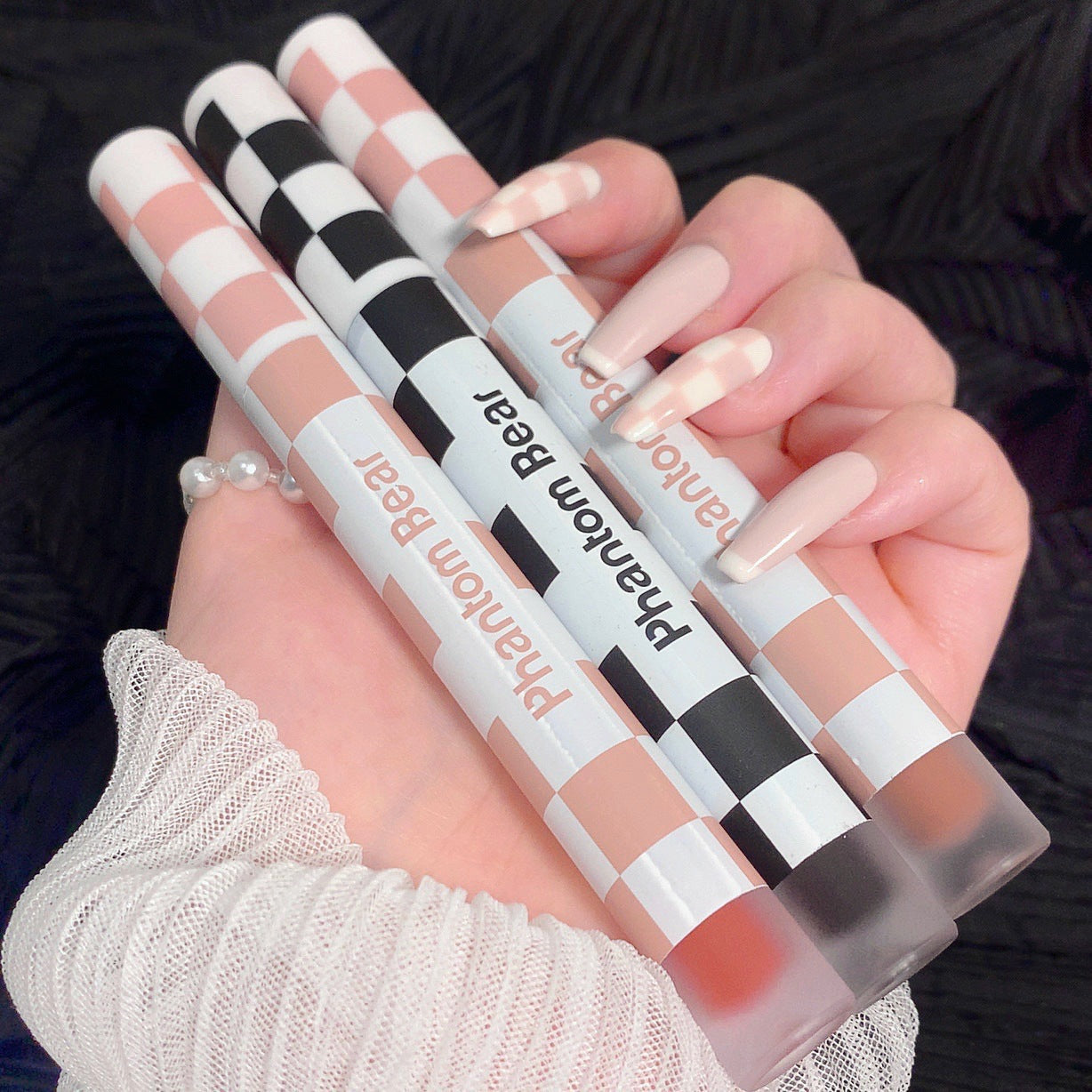 Bear Checkerboard Lip Gloss