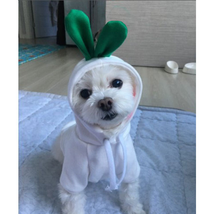 Cute Fleece Hooded Pet Hoodie