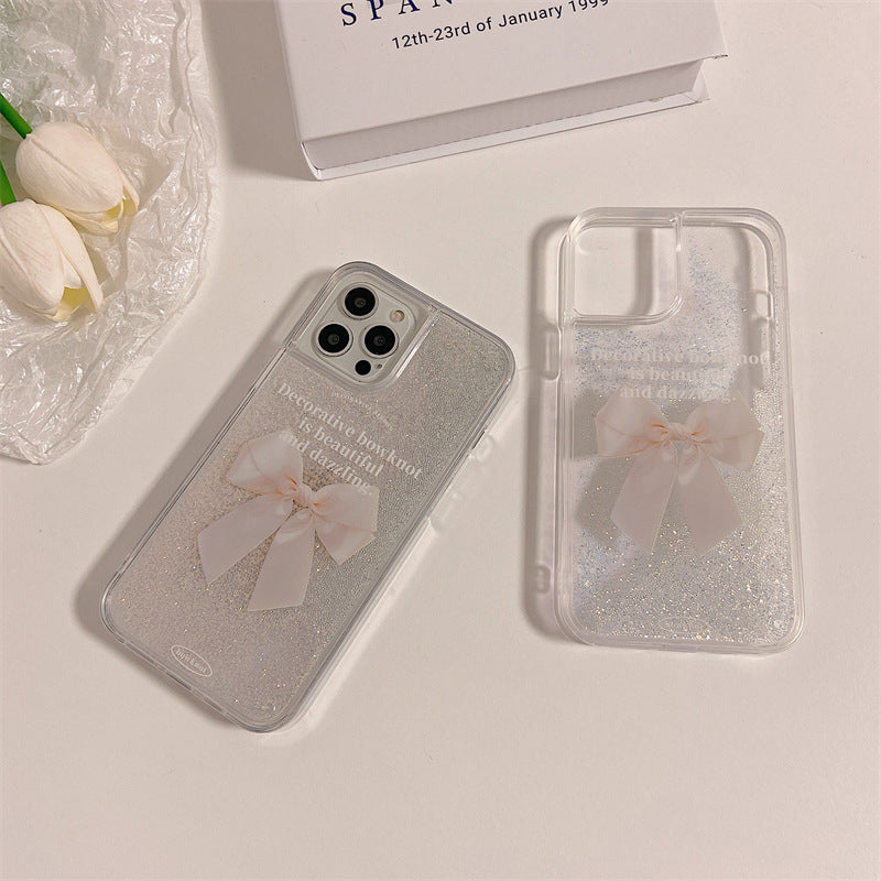 Quicksand Bow Phone Case