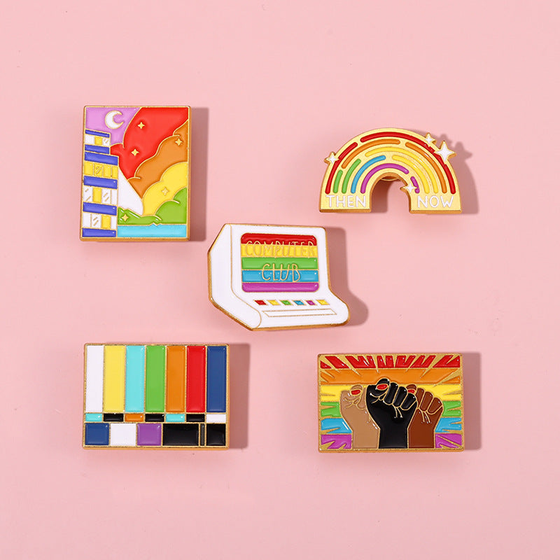 Cartoon Rainbow Series Pins