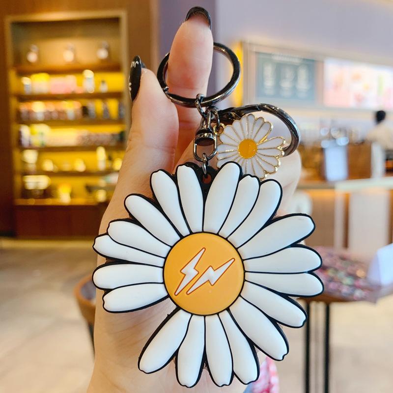 Kawaii Daisy Keychain