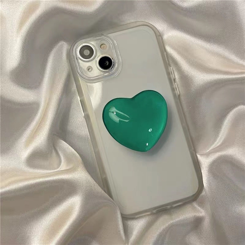 Heart Shaped Crystal Phone Holder