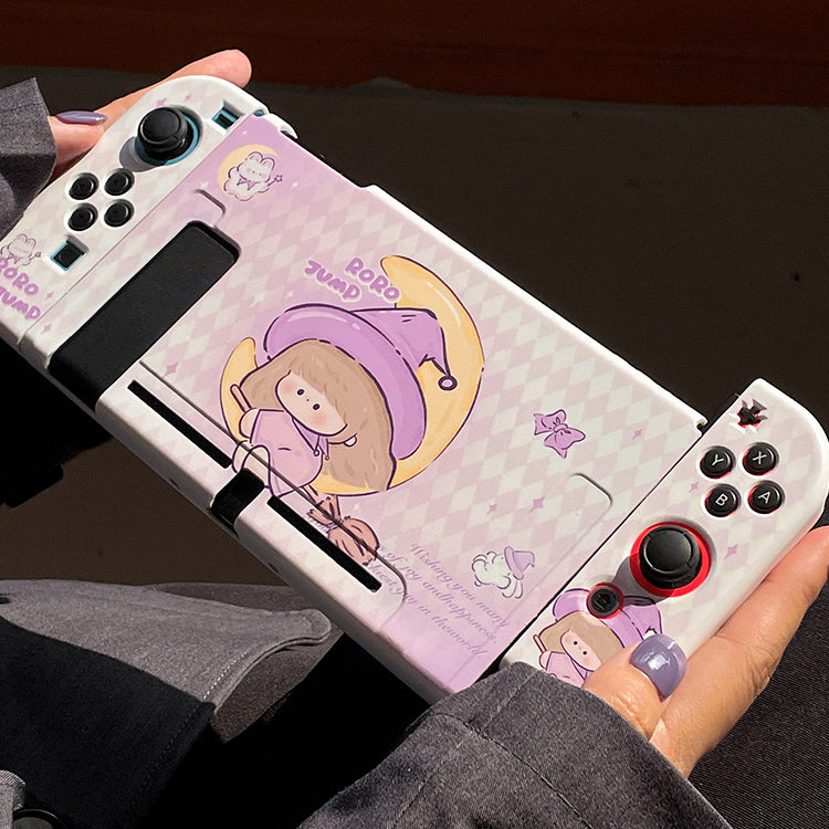 Purple Witch Nintendo Switch Case