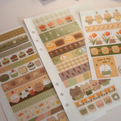 Milk Green Manor Series Washi tape