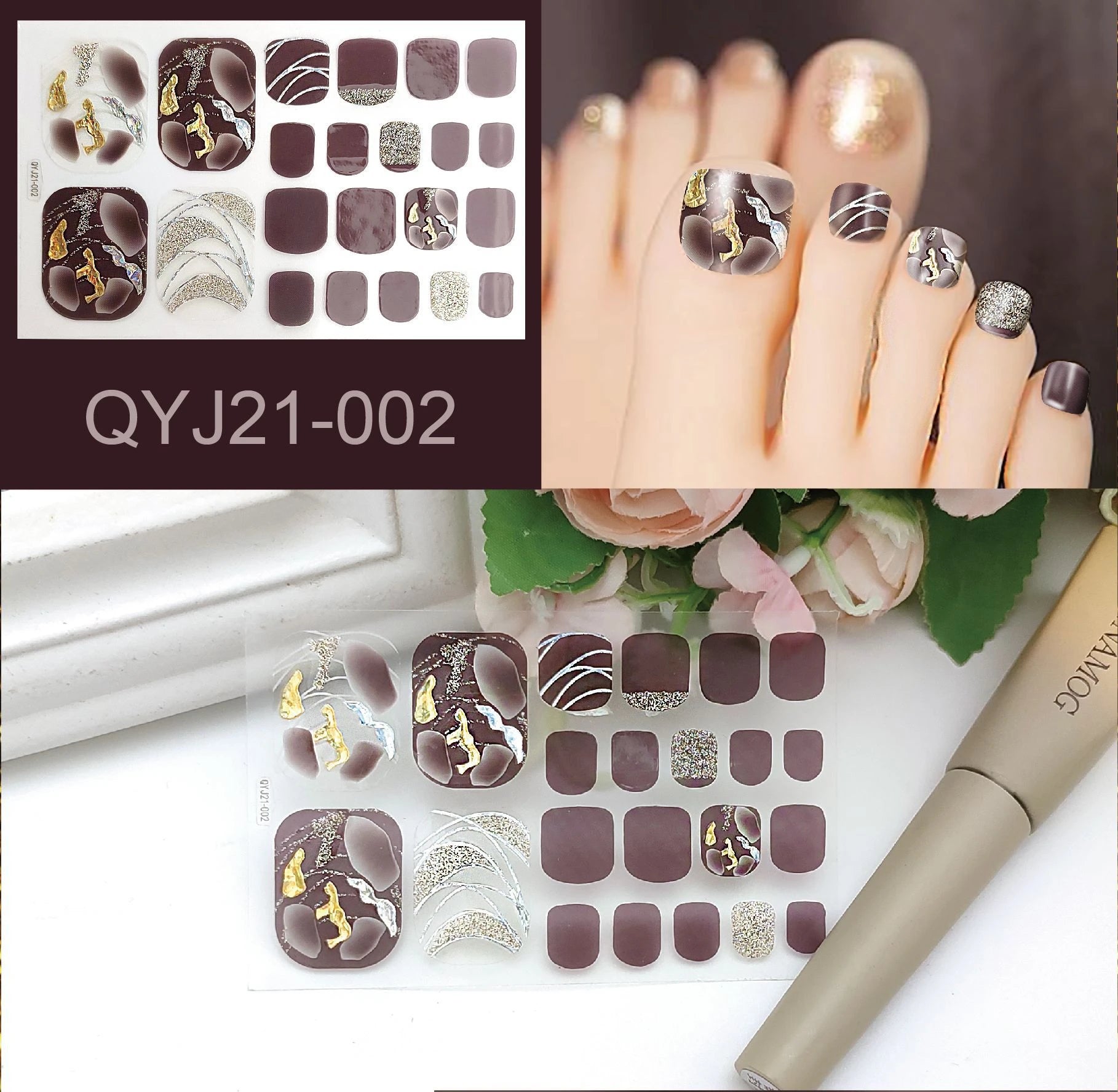 Summer Waterproof Nail Sticker