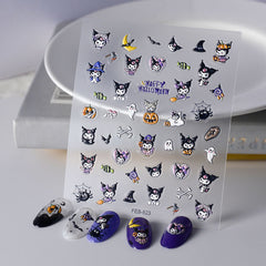 Halloween Series Cute Little Devil Nail Stickers