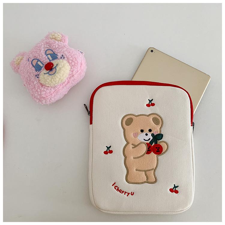 Cherry Bear Ipad Laptop Bag