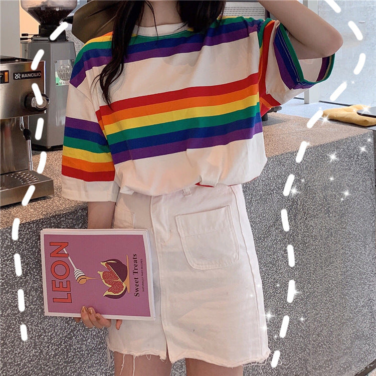 Sweet Girl Rainbow Tee