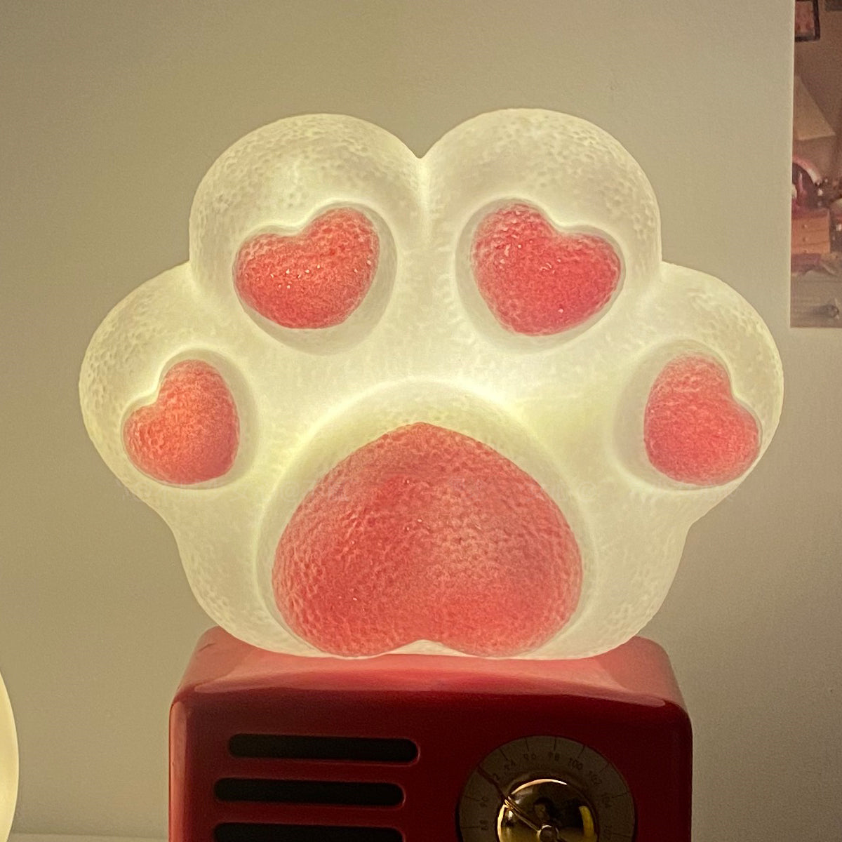 Cute Octopus Cat Paw Night Light