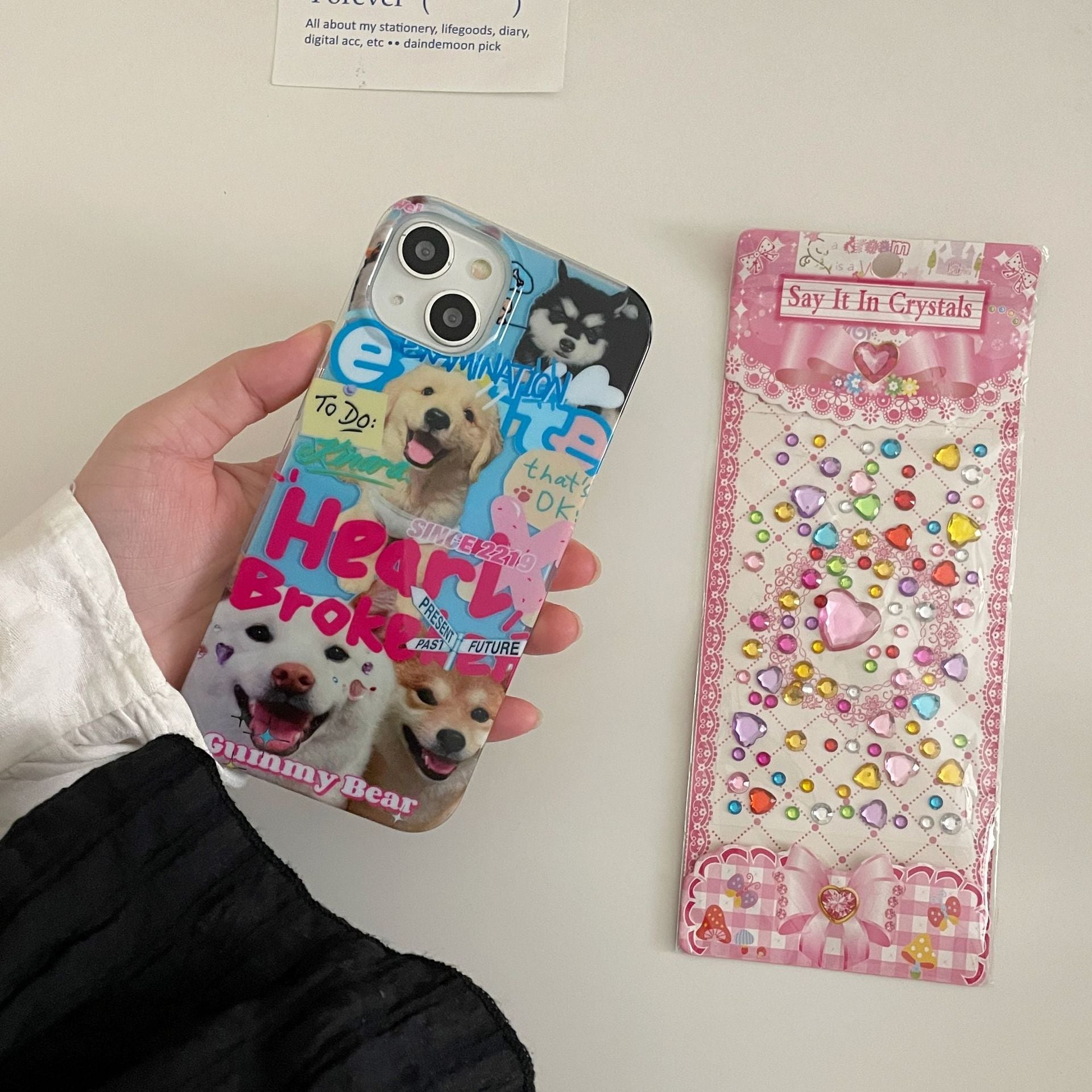 Full Screen Cute Dog Phone Case