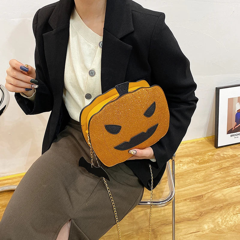 Spoof Pumpkin Shoulder Bag