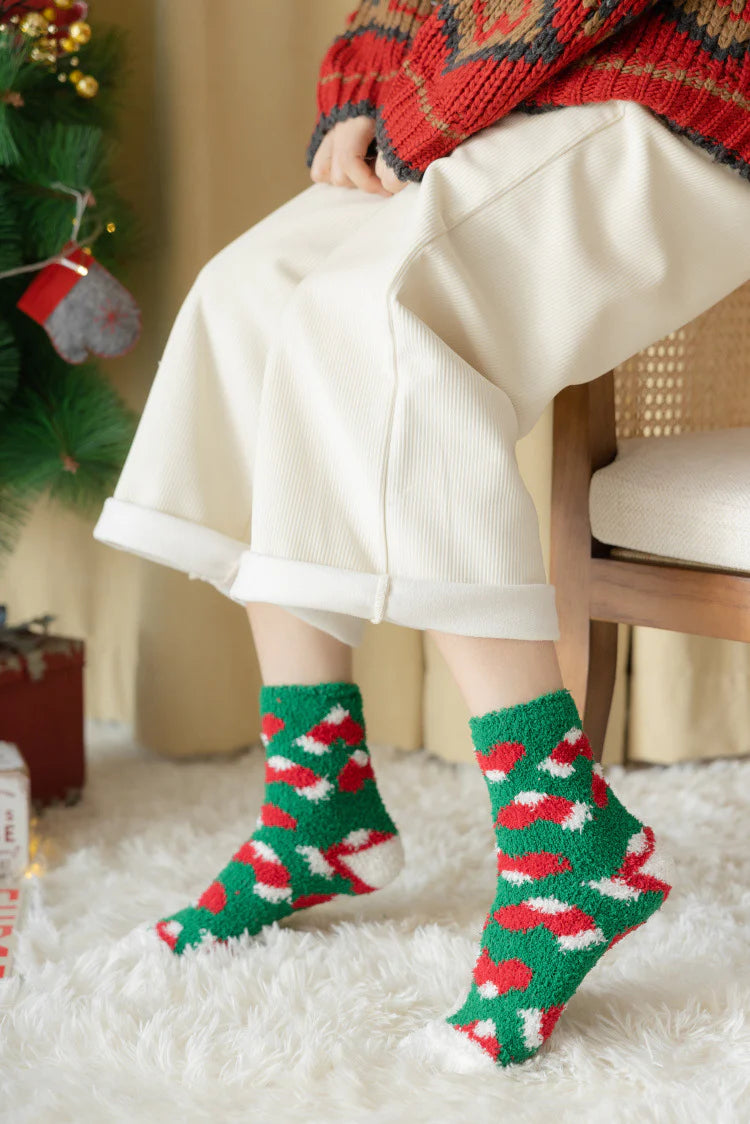 Cute Christmas Floor Socks