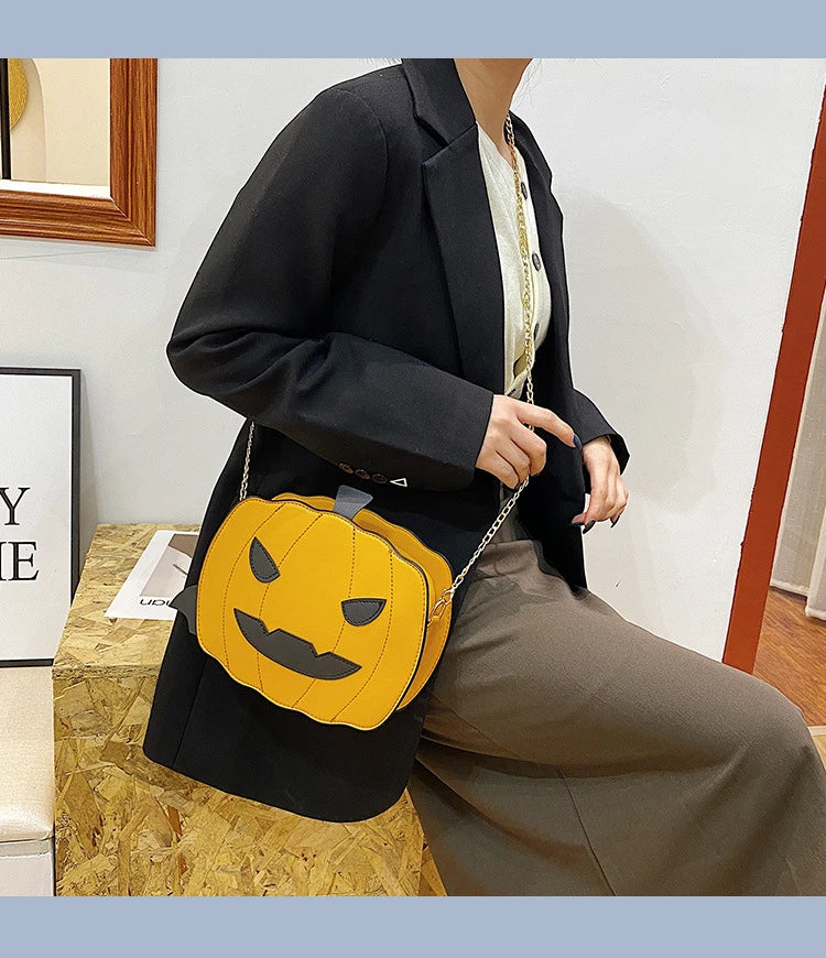 Spoof Pumpkin Shoulder Bag