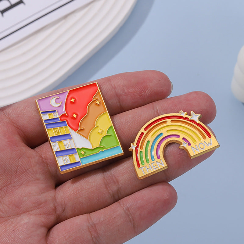 Cartoon Rainbow Series Pins