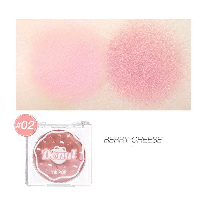 Cute Donut Colorblock Blush