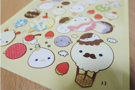 Cute Ice Cream Sticker