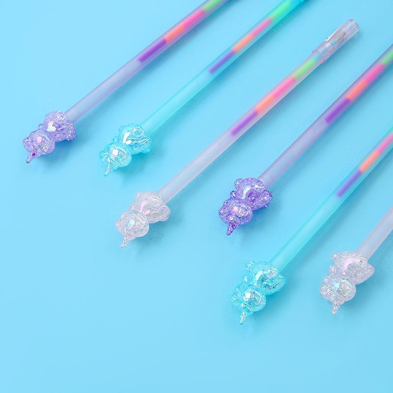 Crystal Unicorn Gel Pen-3pcs