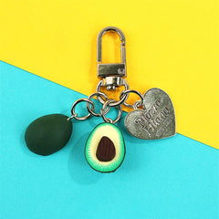 Kawaii Avocado Keychain