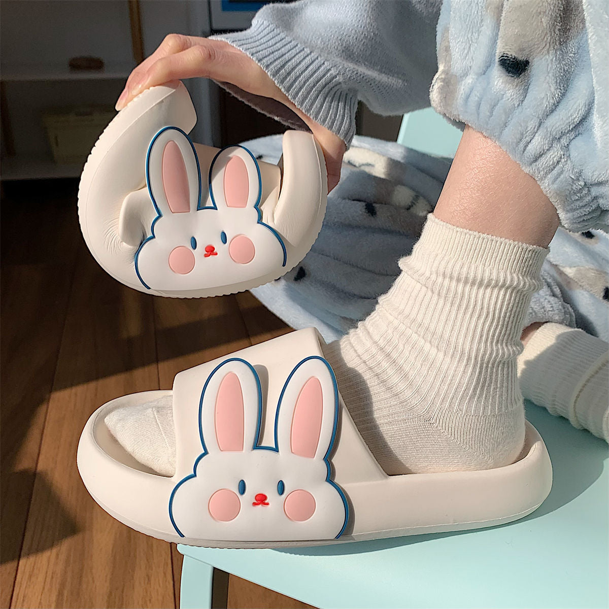 Summer Cute Bunny Slippers