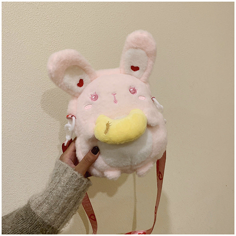 Sweetheart Plush Bunny Shoulder Bag