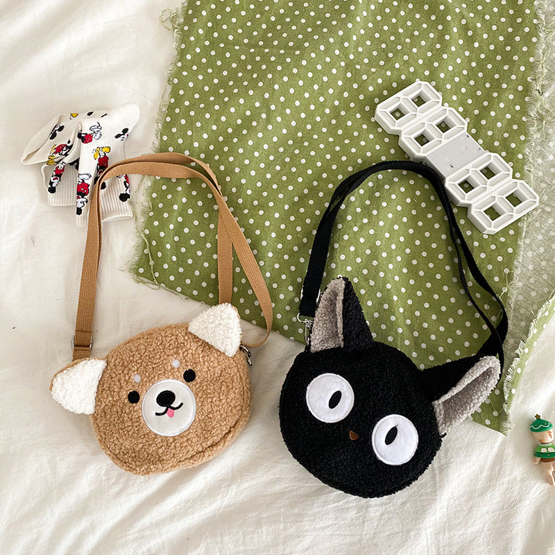 Cute Cat Plush Shoulder Bag