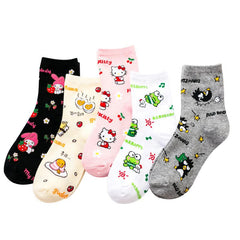 Kawaii Animal Cotton Socks