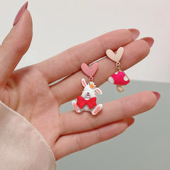 Cute Mushroom Bunny Earrings