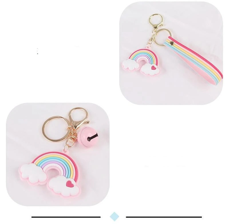 Cute Rainbow Keychain