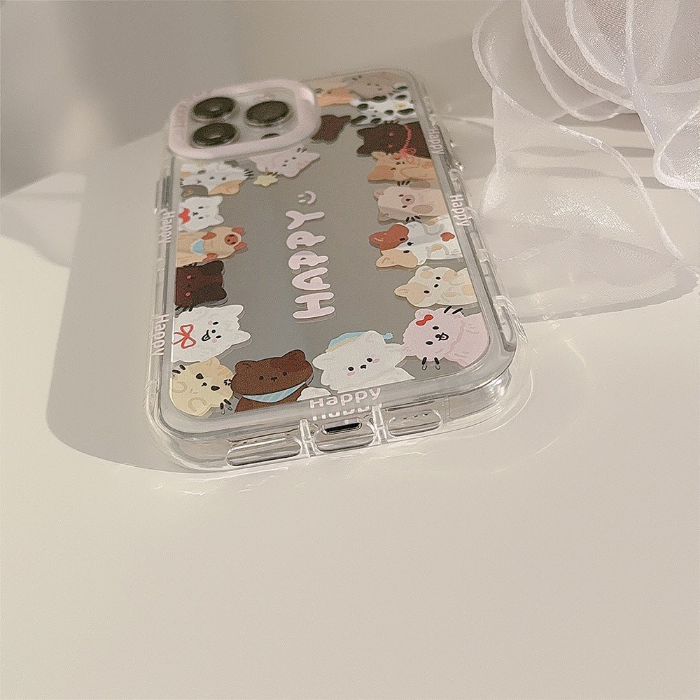 Cute Cat Mirror Phone Case