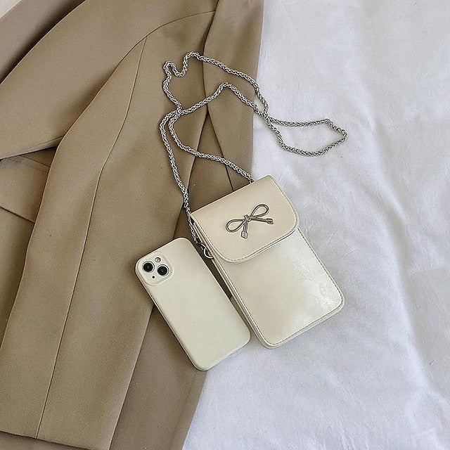 Phone  Crossbody PU Bag Mobile Daily Leather