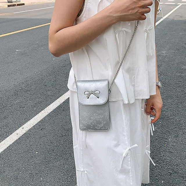 Phone  Crossbody PU Bag Mobile Daily Leather