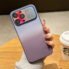 Aurora Gradient Cute Laser Matte Phone Case for iPhone 14, 13, 12, 11 Pro Max, 14 Plus, and 14 Pro