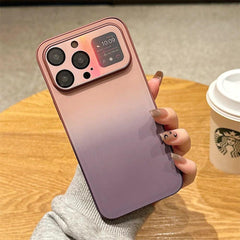 Aurora Gradient Cute Laser Matte Phone Case for iPhone 14, 13, 12, 11 Pro Max, 14 Plus, and 14 Pro