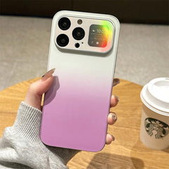 Aurora Gradient Cute Laser Matte Phone Case for iPhone 14, 13, 12, 11 Pro Max, 14 Plus, and 14 Pro