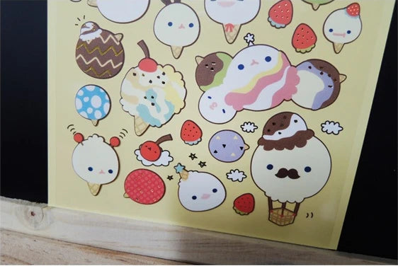 Cute Ice Cream Sticker