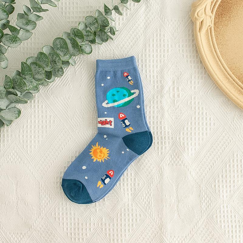 Cartoon Planet Anime Socks