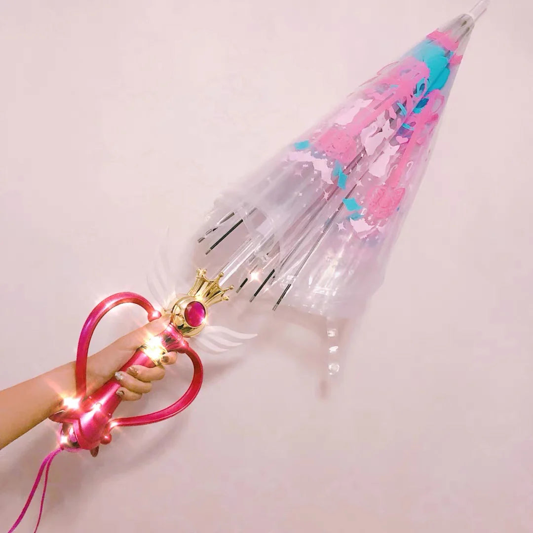 Cool Fashionable Cartoon Anime Girl Umbrella