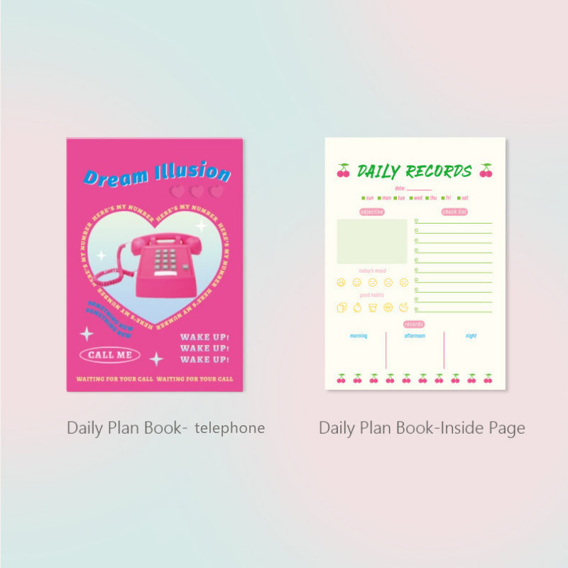 Cute Cherry Plan Book